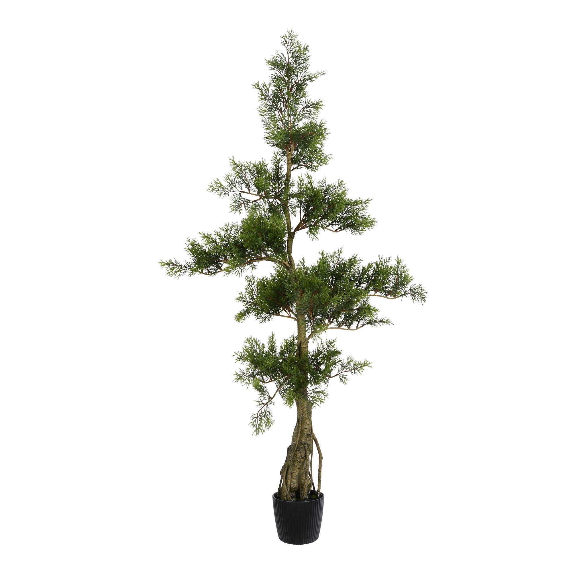 Vickerman 4' Artificial Potted Cedar Tree.