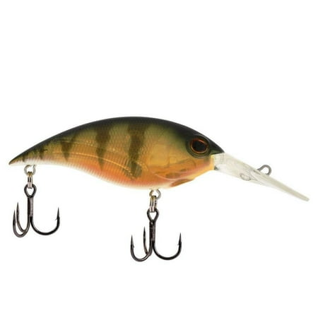 Berkley Money Badger Fishing Lure Perch 1/3 oz 2.5in 6.25cm Hybrid Baitfish-Crayfish Design Patented FlashDisc Technology Equipped with Sharp Fusion19 Hooks