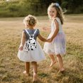 thumbnail image 4 of QUMIIRITY Vache Stuff Mode Enfants Toile Noire 1ensemble pour Magasinage, 4 of 6