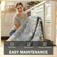 thumbnail image 4 of SIXHOME 2'x8' Runner Rug Machine Washable Runner Carpet Vintage Traditional Rug Runner for Bedroom Kitchen Entryway Indoor Soft Non Slip Runner Retro Home Decor Blue, 4 of 6