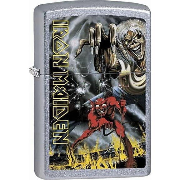 Iron Maiden Zippo Lighter - Chrome