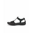 thumbnail image 6 of ECCO Womens Flash Metallic Dressy T-Strap Sandals, 6 of 6
