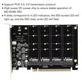 thumbnail image 2 of PCIE X16 4 Port Expansion Card Thick PCB, High Power DC Power Chip, M.2 NVME SSD Support, 2 of 2
