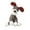Brown, variant on Primegos Donkey Pet Sounding Toy Puppies Small Medium Dogs Interactive Plush Toy Squeaky Chewable Reduce Stress Pet Doll