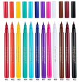 thumbnail image 1 of Juego de delineador de ojos líquido colorido arcoíris mate de 12 piezas, delineador de ojos con pincel de punta suave e hiperafilada de 12 colores, cerdo alto resistente al agua, 1 of 2