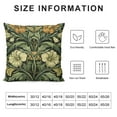 thumbnail image 5 of JRXY  Green Vintage Floral HD Throw Pillow Covers Sofa Pillowcase Car Square Throw Pillowcases Home Decoration White, 5 of 5