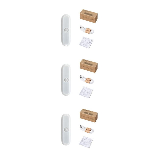 Barra de luz recargable Toystoory para gabinete Extraíble Adhesivo Batería alimentada Iluminación nocturna Sensor Corto