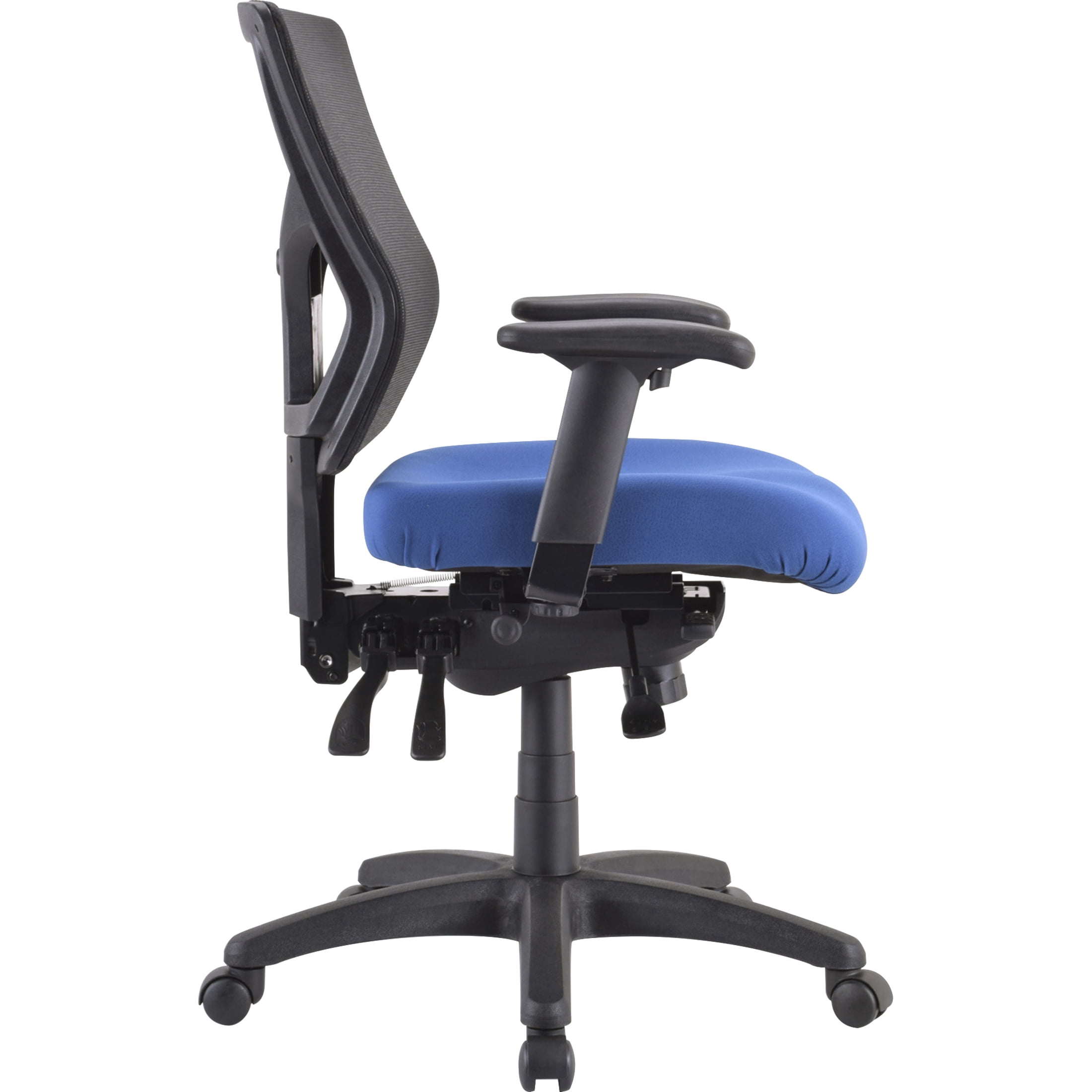 Lorell, Padded Fabric Seat Cushion for Conjure Executive Mid/High-back Chair Frame, 1 Each, Blue