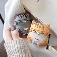 thumbnail image 2 of Funda de Gel de Silicona LIUXGMXG para Airpods 1/2 Gatito de la Suerte Gris, 2 of 5