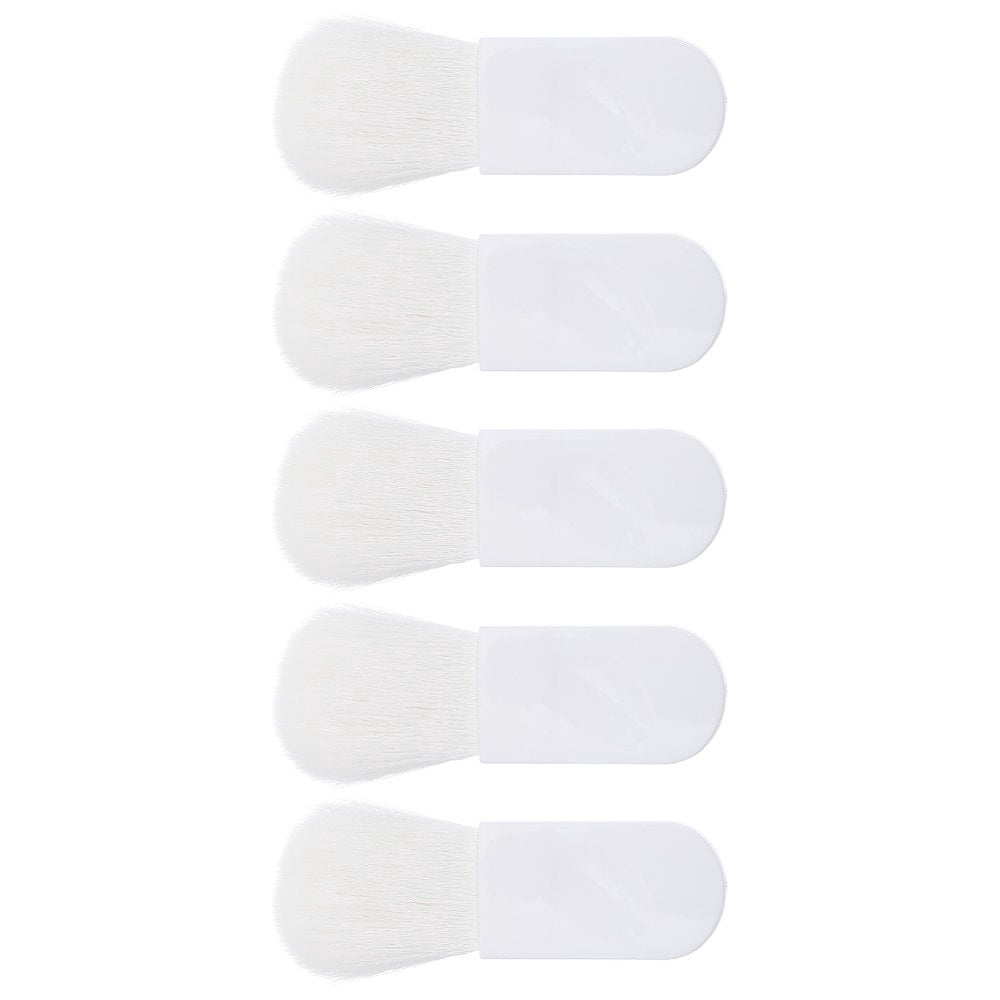 HLONK 5 Pcs Eye Make up Makeup Brush Mini Flat Blush Powder Travel