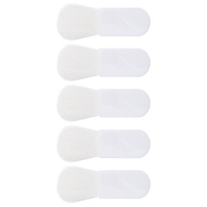 HLONK 5 Pcs Eye Make up Makeup Brush Mini Flat Blush Powder Travel