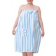 thumbnail image 2 of Batas de baño de terciopelo con ondas de agua para mujer, ideales para el baño en casa, con toallas suaves y absorbentes, batas de baño gruesas y pijamas cálidos., 2 of 6
