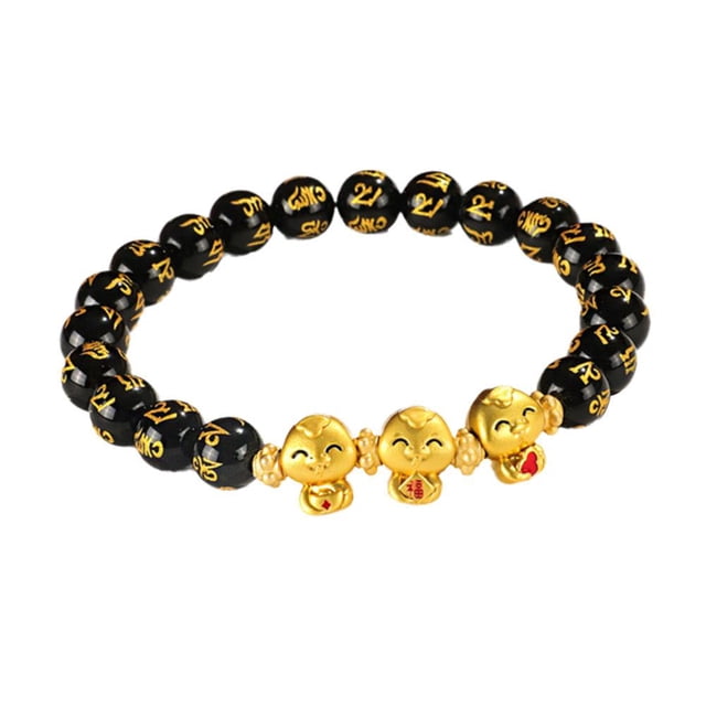 Pulsera de serpiente TQEHS Estilo chino 2025 para mujeres y hombres con cuentas rojas y buena suerte