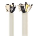 thumbnail image 1 of UT Wire UTW-FCW12-WH Câble Flexible Extensible, 12 Pieds, Blanc / 2 Pack, 1 of 4