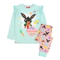 thumbnail image 1 of Bing Bunny Girls Green Long Sleeve Long Leg Pyjama Set, 1 of 7