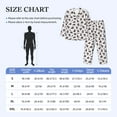 thumbnail image 4 of Salouo Poodle Dog Print Button-Front Long Sleeve Pajama Set for Men, Soft 2Pjs Men's Long Sleeve Sleepwear-Large, 4 of 7