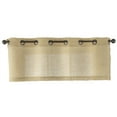 thumbnail image 5 of Lanco Burlington Grommet Single Curtain Panel, Jute, 2" Header Size, Light Filtering, 54 x 63", 100% Jute, 5 of 5