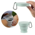 thumbnail image 2 of AOOOWER Portable Silicone Foldable Cup with Carabiner Heat Resistant Collapsible Cups, 2 of 19