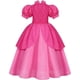 thumbnail image 2 of Disfraces de princesa rosa para niñas Super Bros Vestido de princesa rosa para niños Disfraces de Halloween, 2 of 5