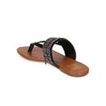 thumbnail image 3 of New Women Bumper Addy-01 Fabric T-Strap Beaded Boho Slip On Sandal Size, 3 of 5