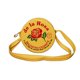 thumbnail image 1 of Bolsa en forma de MAZAPAN, Diseño de Dulce Tipico Mexicano, Forma Redonda, Moda Kawaii, Bandolera para Mujer, Cross Body, Correa Ajustable, Color Amarillo, Novedoso y Encantador (Bolsa para Mujer)., 1 of 5