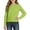 Light Green, variant on Gelikeya Long Sleeve Shirts for Toddler Kids Girls Casual Solid Pullover Tops Loose Fit Activewear Tees School Clothing Grey 6-7 Years