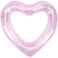 thumbnail image 1 of Inflatable Swim Rings, 47.3" X 39.4" Heart Shaped Swimming Pool Float Loungers Tube, Water Fun Beach Party Toys, 1 of 5