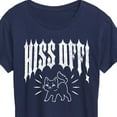 thumbnail image 3 of Instant Message - Cat Lovers - Hiss Off - Women's Short Sleeve Graphic T-Shirt, 3 of 6