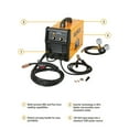 thumbnail image 6 of Klutch MIG/Flux-Core Multi-Process Welder with Inverter Technology, 120 Volts, 140 Amp Max., 6 of 9