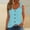 Sky Blue, variant on Karight Women's V Neck Tank Top Casual Sleeveless Shirts Cute Summer Tees