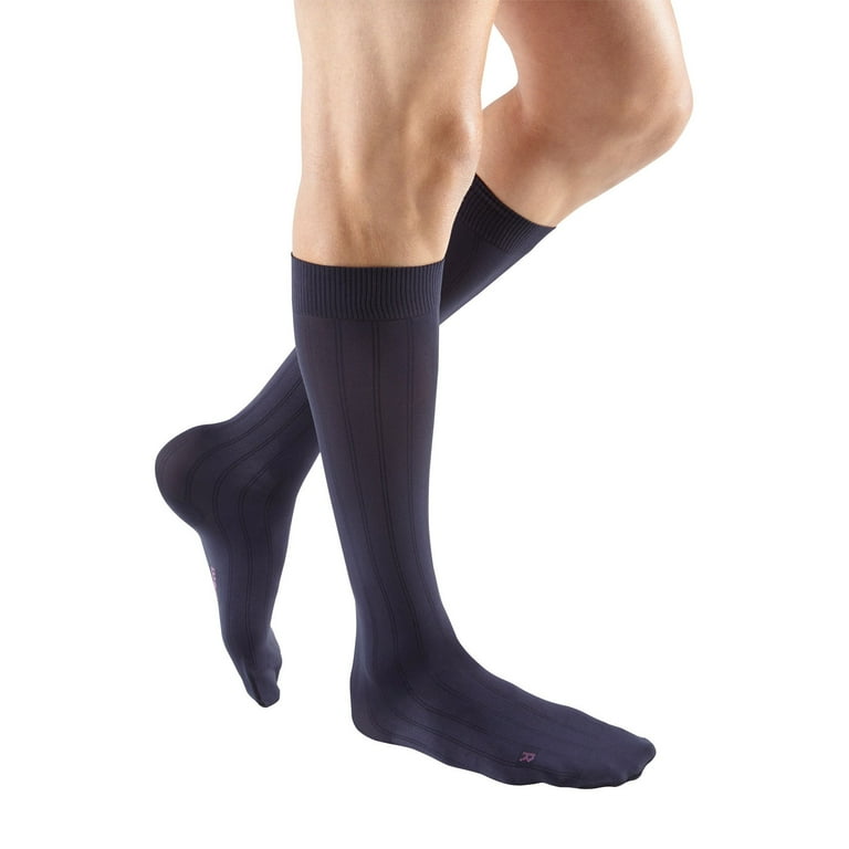  mediven for Men Classic, 20-30 mmHg – Calf High Compression  Stockings, Closed Toe Leg Circulation for Men, Compression Dress Socks, Leg  Support Compression Coverage, V-Tall, Black : Health & Household