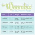 thumbnail image 3 of Woombie Manta Para Envolver Al Bebé Con Ventilación De Aire I Envoltorio Relajante Para Bebé De Algodón I Manta Para Bebé Portátil Naranja 14-19 Lbs, 3 of 4