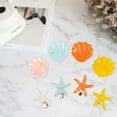 thumbnail image 6 of 8Pcs Starfish Hair Clip Shell Hair Barrettes Resin Starfish Hair Clip Set Girl's Hair Clips, Children's Hair Decoration Headwear for Girls, Mixed Color and Styles, 6 of 7