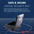 thumbnail image 3 of First Alert 0.3 Cubic Ft. Steel Security Box with Electronic Lock, 3035DF, 3 of 9