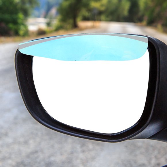 Luxshiny Car Window Wind Deflectors Side Mirror Rain Guards 1 Pair Camouflage 7.07X1.89X0.04in for Rain Protection
