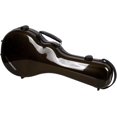 thumbnail image 3 of Crossrock Air Carbon Mandolin Case for F-Style (Fits Gibson F5) | Gloss 3K Carbon Weave Finish in Luxe Gold, TSA Lock, Backpack Straps, Dust Cover – Elite Flight Case, 3 of 9