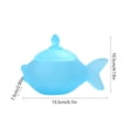 thumbnail image 3 of Fish-Shaped Glass Storage Jar, Decorative Candy Jar for Snacks, Dried Fruits & Tea, Handcrafted Glass Storage, Multifunctional Home Decor, Unique Kitchen Storage Container, 3 of 6