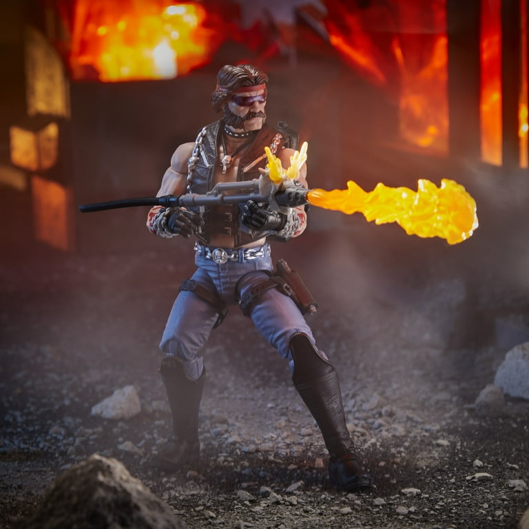 G.I. Joe, Action Figure, #123 Dreadnok Torch, 6‚Äù with