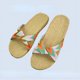 thumbnail image 3 of nuevas zapatillas de moda para hombre y mujer, zapatillas antideslizantes de verano para parejas en casa, zapatillas de interior, zapatos diarios cruzados de lino, 3 of 5