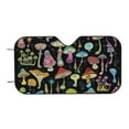thumbnail image 7 of Balery Bright Mushrooms Windshield Sun Shade, Car Front Window Sunshade Cover ,Automotive Interior Portected Blocks Uv Rays For Car Pickup Truck Suv Accessories- Small, 7 of 7