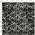 thumbnail image 3 of Soimoi Black Fabric - By the Yard - 56 Inch Wide - Leaves Print Fabric - Nature - Inspired Elegance for Apparel and Decor Printed Fabric, 3 of 6