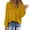 Yellow, variant on BLVB Boho Tops for Women V Neck Chiffon Blouses Flowy Dressy Casual Lace Womens Long Sleeve Shirts Trendy Clothes