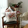 thumbnail image 4 of Valentines Day Pillow Covers 18X18 Set of 2,Vase Heart Floral Decor Holiday Farmhouse Pillow Case Gifts Decoration for Home Sofa Couch AA300-18-2, 4 of 6