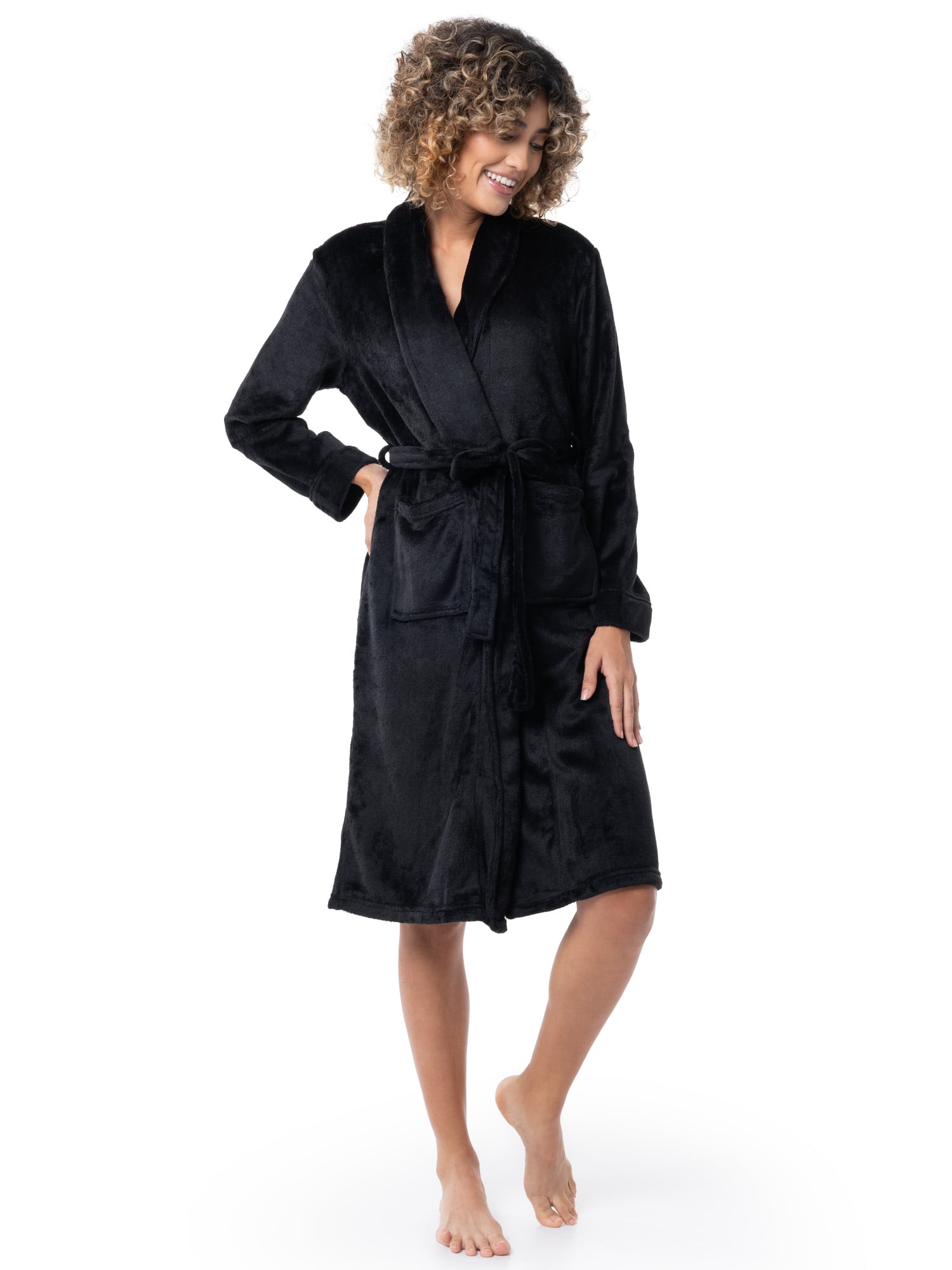 Fruit of the Loom Women's Beyond Soft Fleece Robe, Sizes XS/S-4X