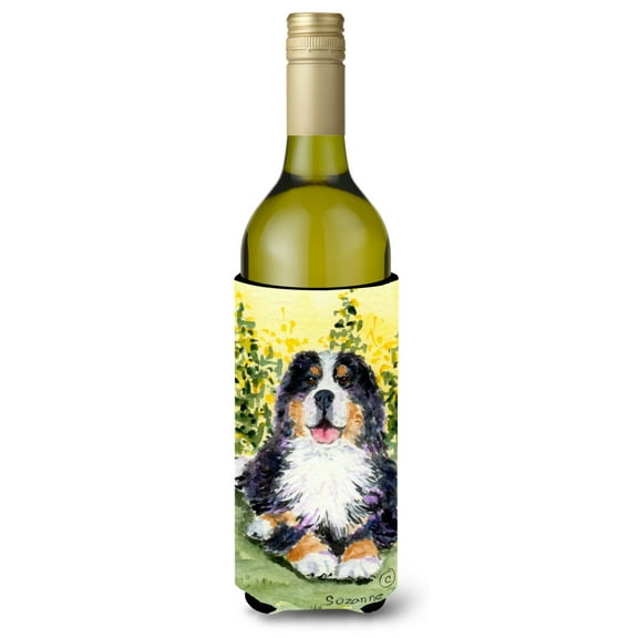 Caroline's Treasures SS8708LITERK Bernese Mountain Dog Wine Bottle Hugger, Wine Bottle, multicolor