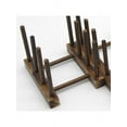 thumbnail image 4 of Bamboo Wooden Dish Rack Plates Holder Kitchen Storage Cabinet Organizer For Dish, 4 of 6