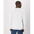 thumbnail image 2 of Hanes Ultimate Men's Heavyweight Fleece Crewneck Sweatshirt White 2XL, 2 of 6