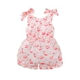 thumbnail image 3 of ITFABS Bébé Fille Combinaison en Coton, Impression Bretelles Romper, 3 of 9