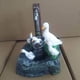 thumbnail image 5 of pstuiky Estatua de agua corriente con luces LED solares, estatua de jardín para exteriores, decoración de patio, escultura de resina para jardín, regalo ideal., 5 of 9
