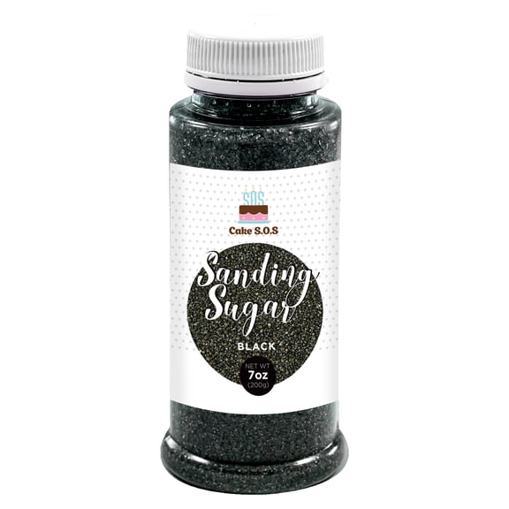 Sanding Sugar Black 7 oz
